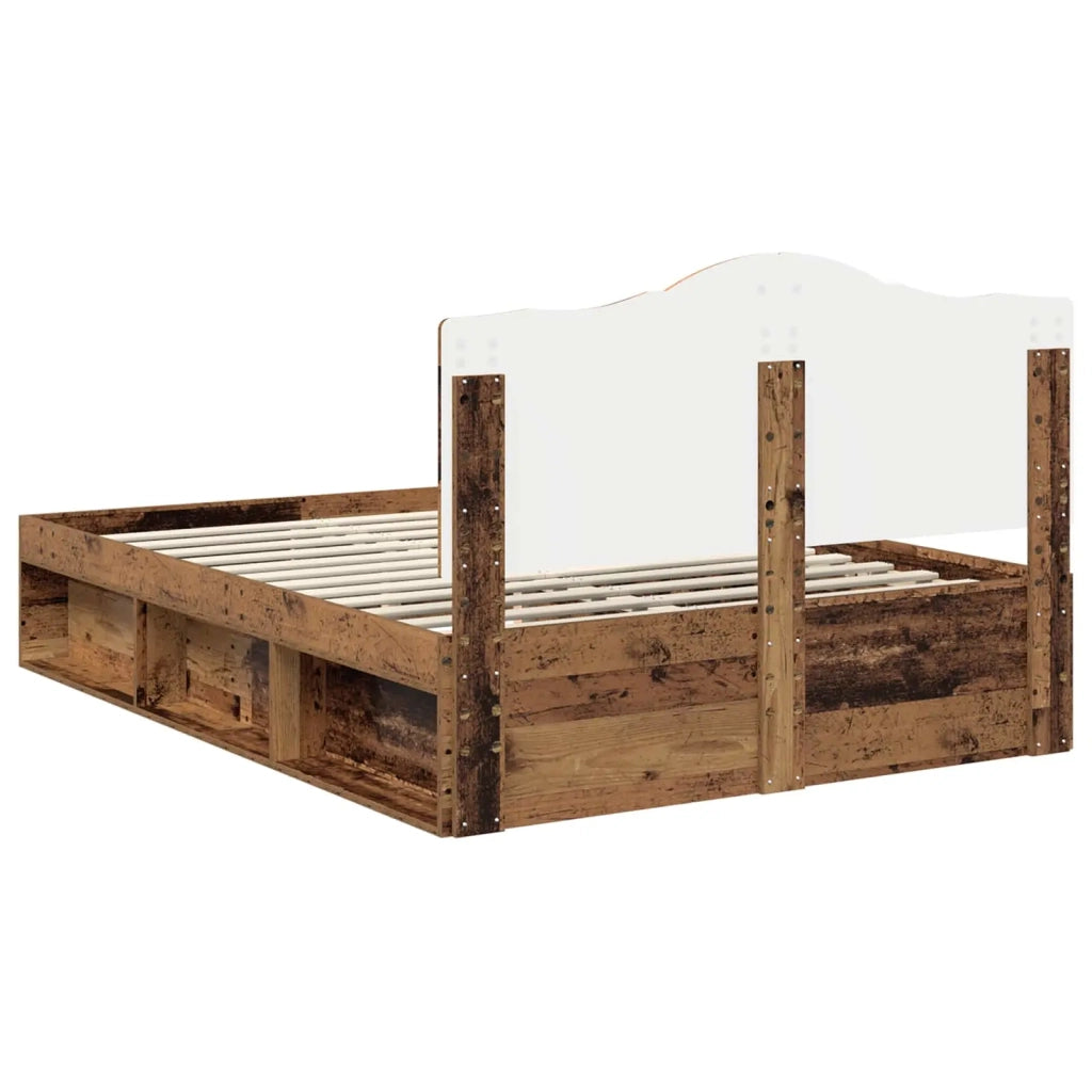 Struttura del letto Legno vecchio 140 x 190 cm Pino massello 3413315