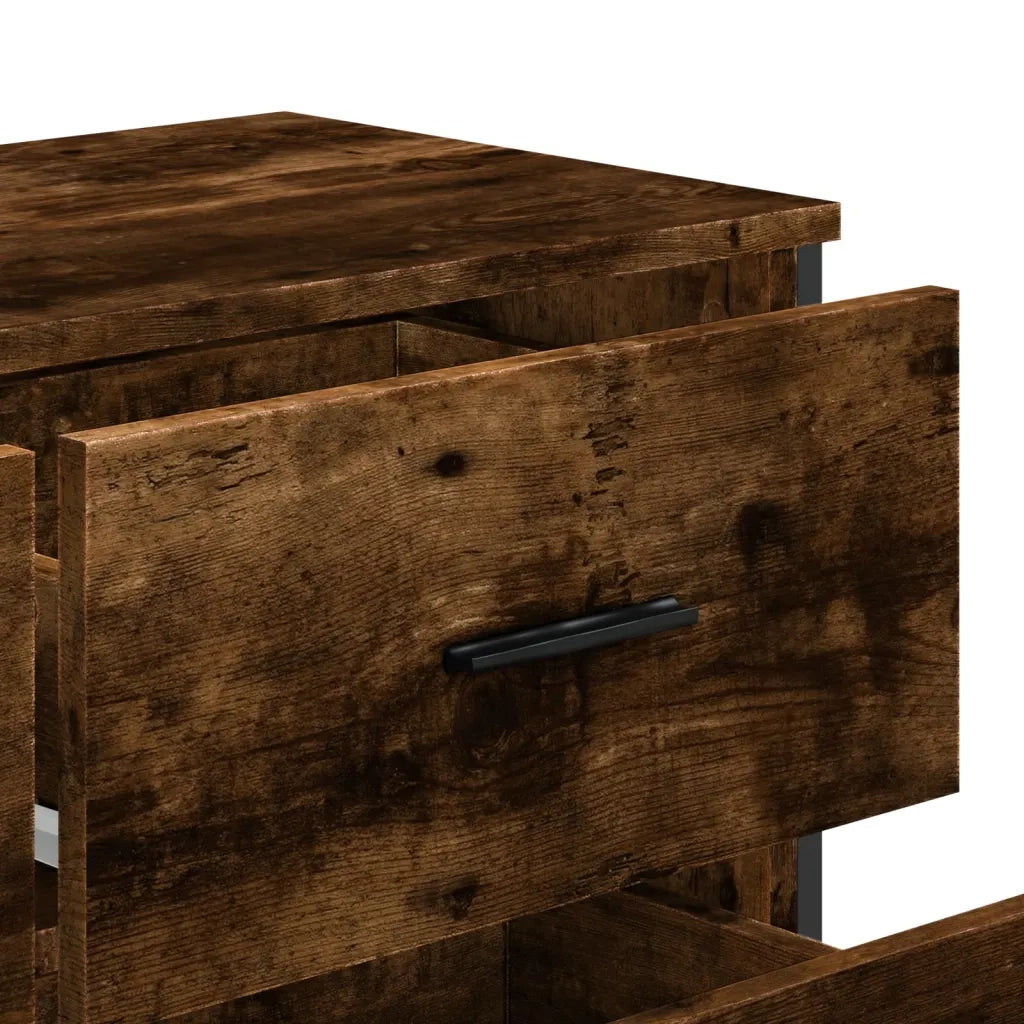 Cassettiera Rovere Sonoma 91x35,5x74,5 cm in Truciolato 3295304