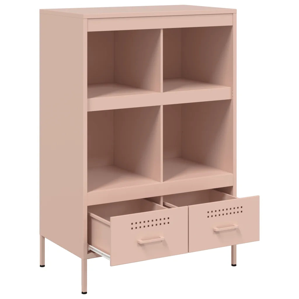 Credenza Rosa 68x39x101,5 cm in Acciaio 843103