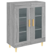 Credenza | Madia | Buffet da pranzo | Armadio da pranzo Grigio Sonoma 69,5x34x90 cm in Legno Multistrato
