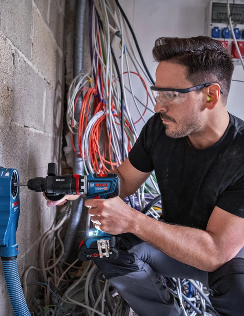 Trapano Avvitatore BOSCH GSR 18V-90 FC (2 x 4,0 Ah ProCORE + GAL18V-40 + L-Boxx 136 + 2 teste)
