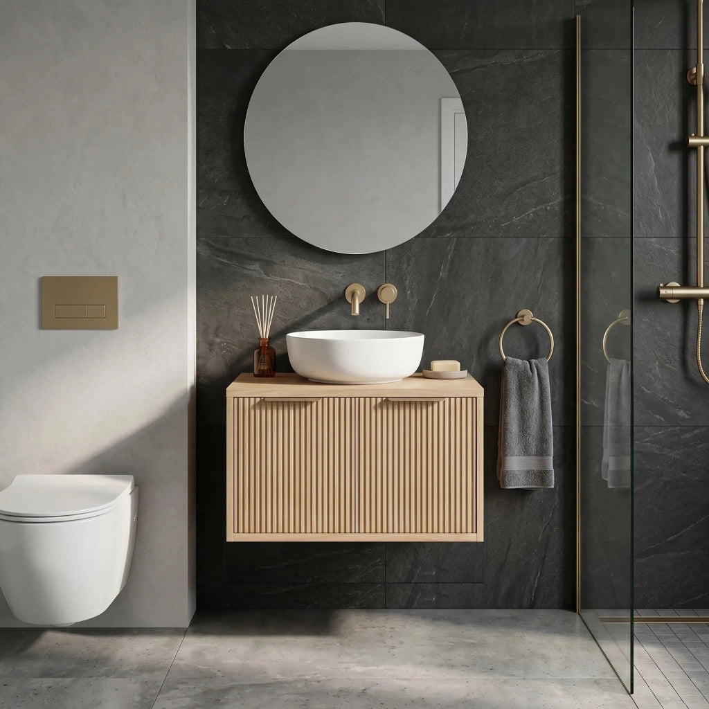 Mobile Bagno Sotto Lavabo Rea Core 60cm Beige