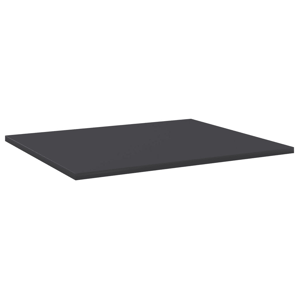 Ripiani per Libreria 4 pz Grigi 60x50x1,5 cm Truciolato cod mxl 59659