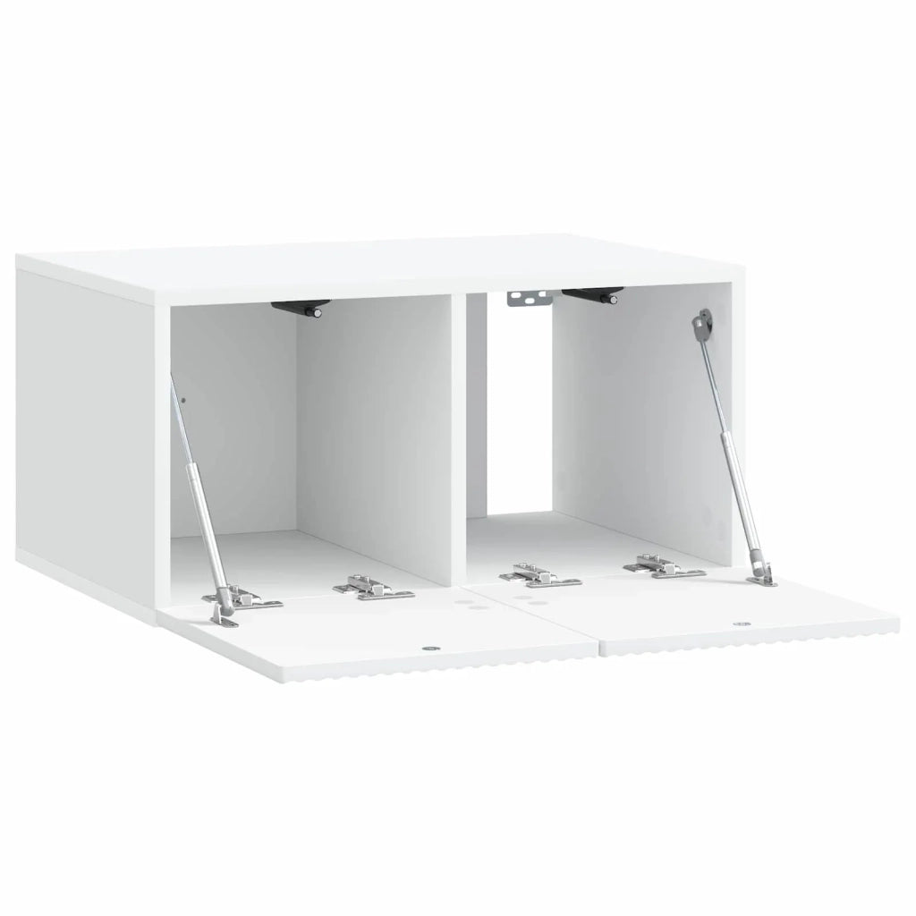 Mobile Porta TV da Muro Bianco 59,5 x 41 x 30 cm 898505