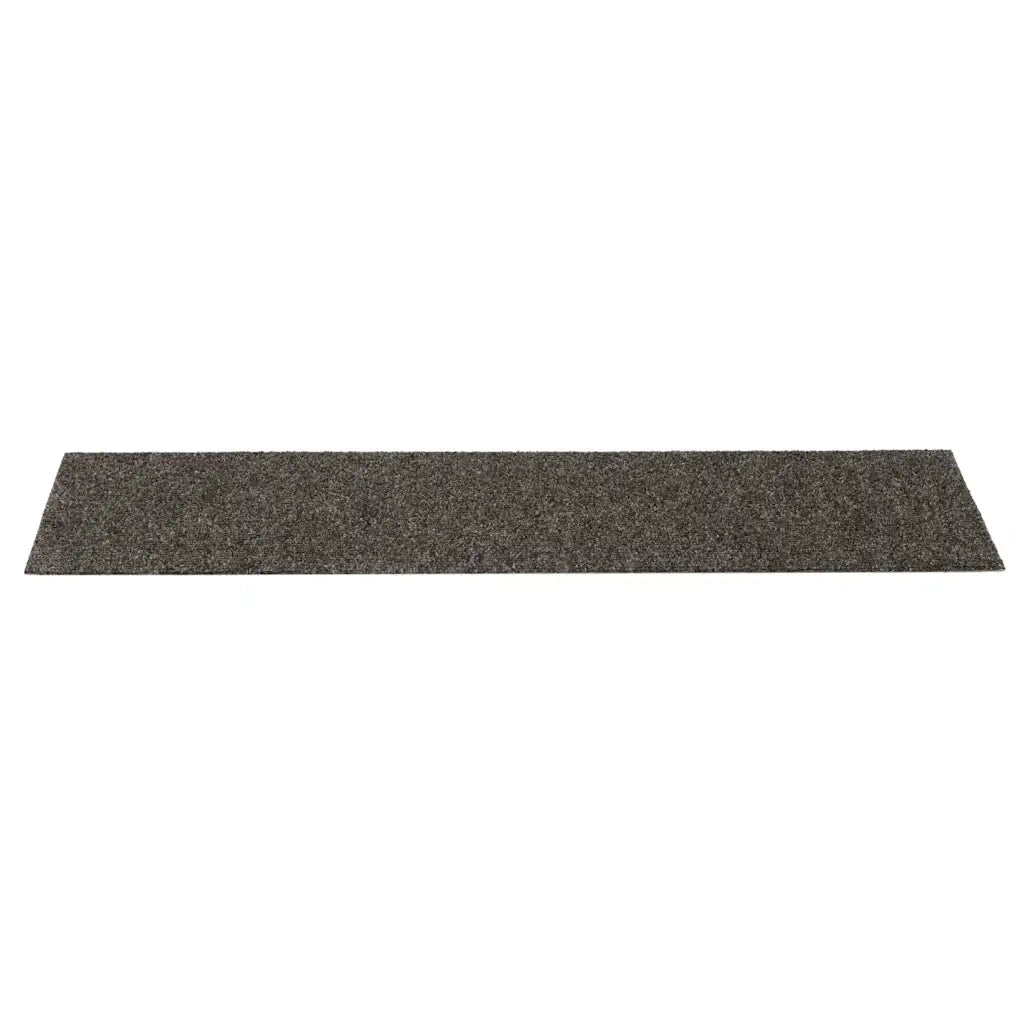 Tappetini per scale autoadesivi 15 pz 76x20 cm antracite rettangolari 326932