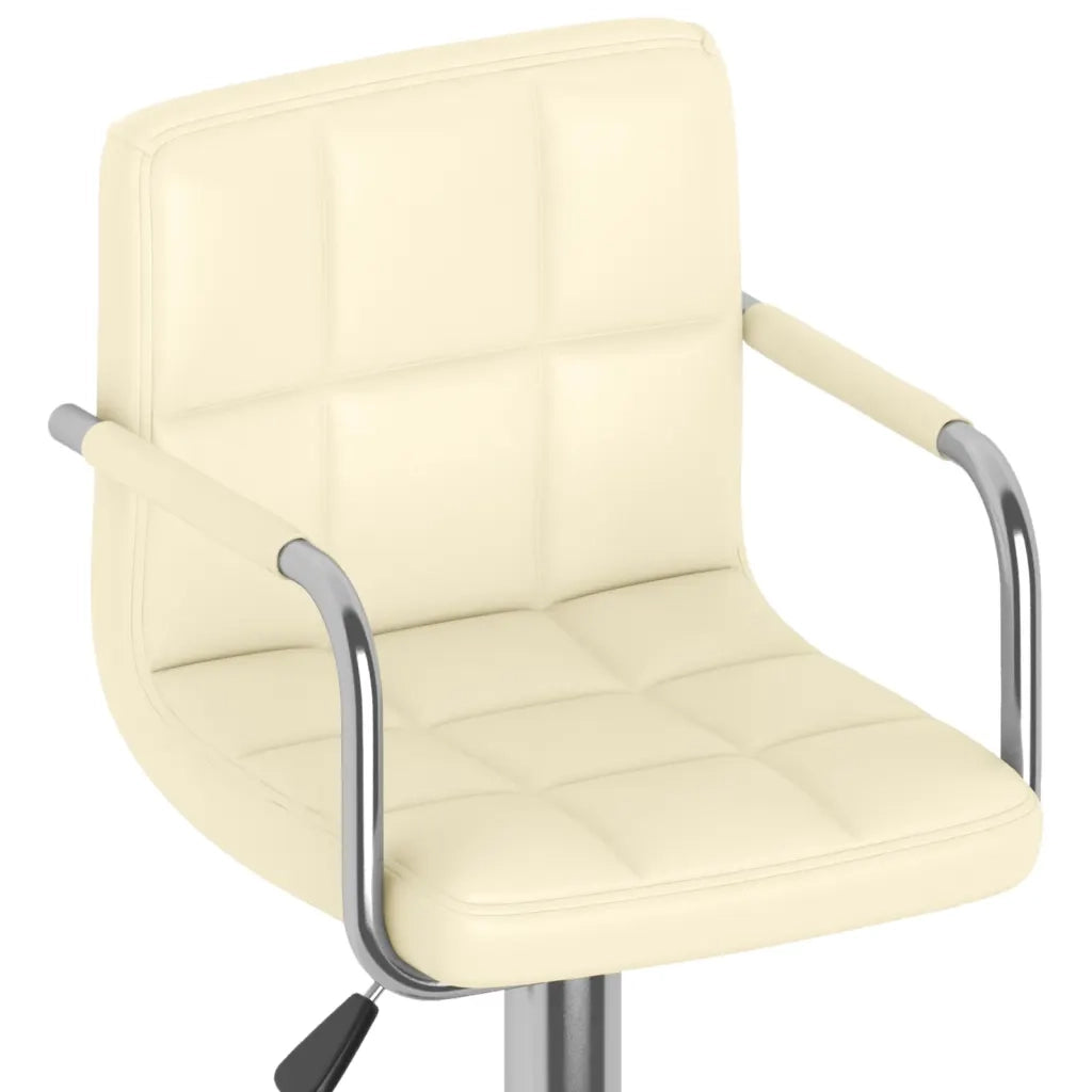 Sgabelli da Bar 2 pz Crema in Similpelle  cod mxl 58275