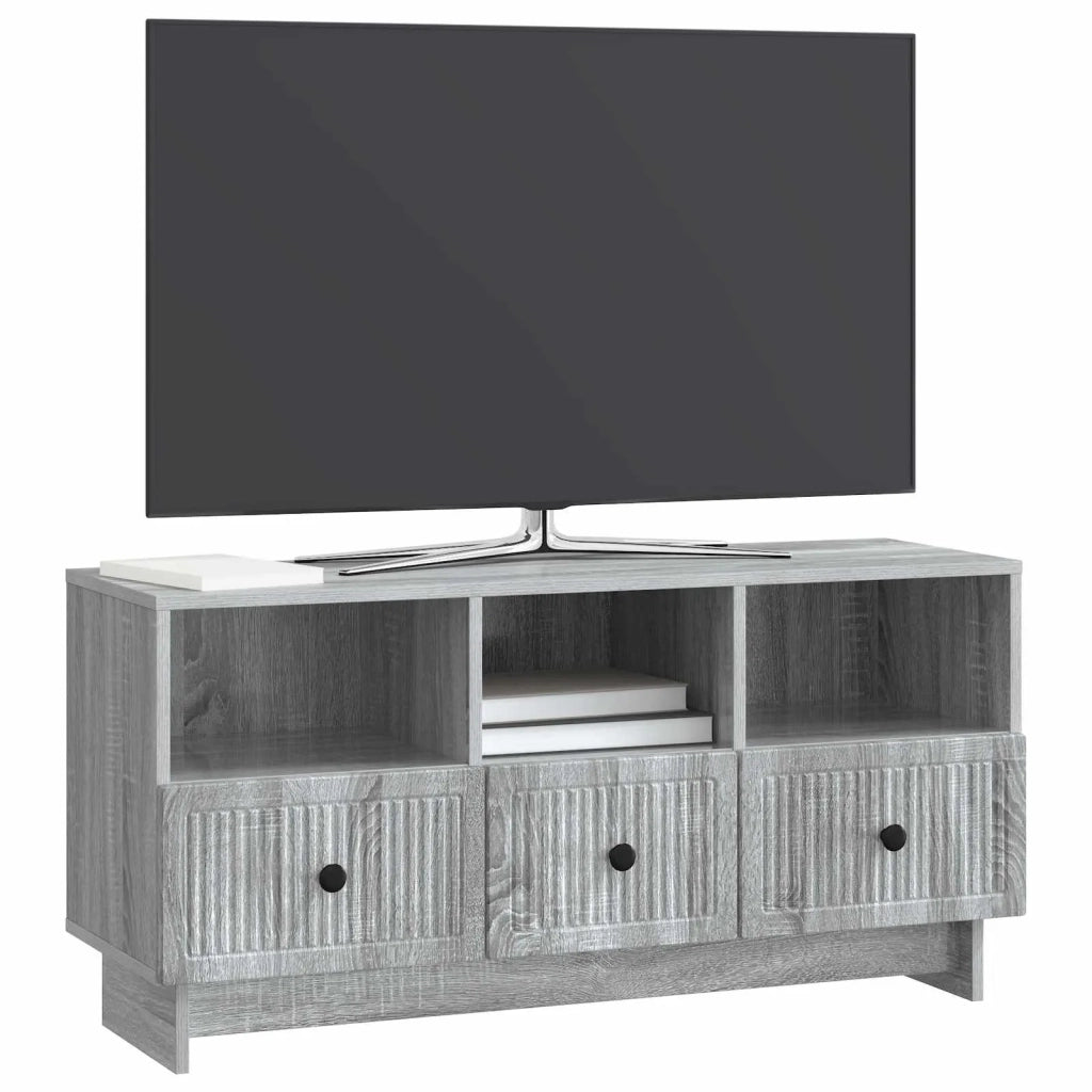 Mobile TV Grigio Sonoma 102 x 34,5 x 50 cm Legno ingegnerizzato 893991