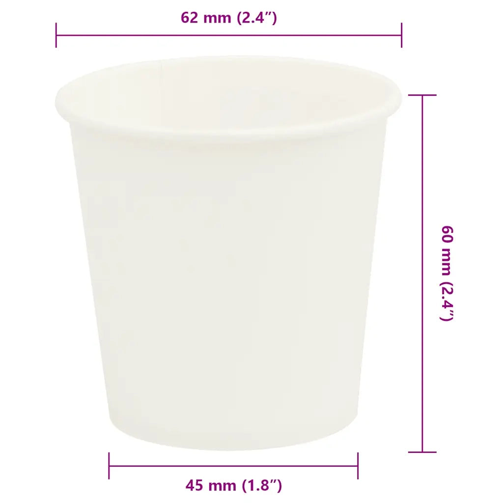 Bicchieri da Caff¨¨ in Carta 1000 pz 4oz 100ml Bianco CFW5999081