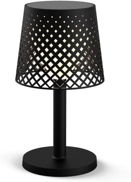 NewGarden LUMGRE080NXSWNW Greta Lampada Solare LED da Esterno 5 in 1 IP65 80 lm 3000K ricarica USB colore Nero