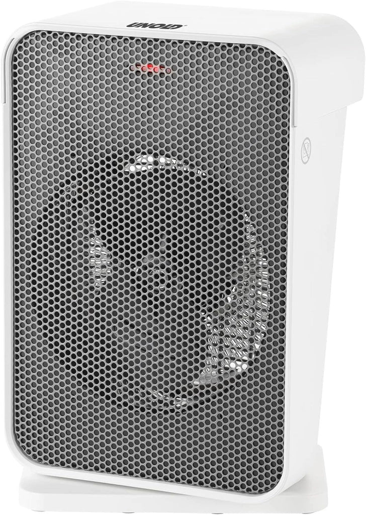 Unold 86450 stufetta elettrica Interno Grigio, Bianco 2000 W Riscaldatore ambiente elettrico con ventilatore