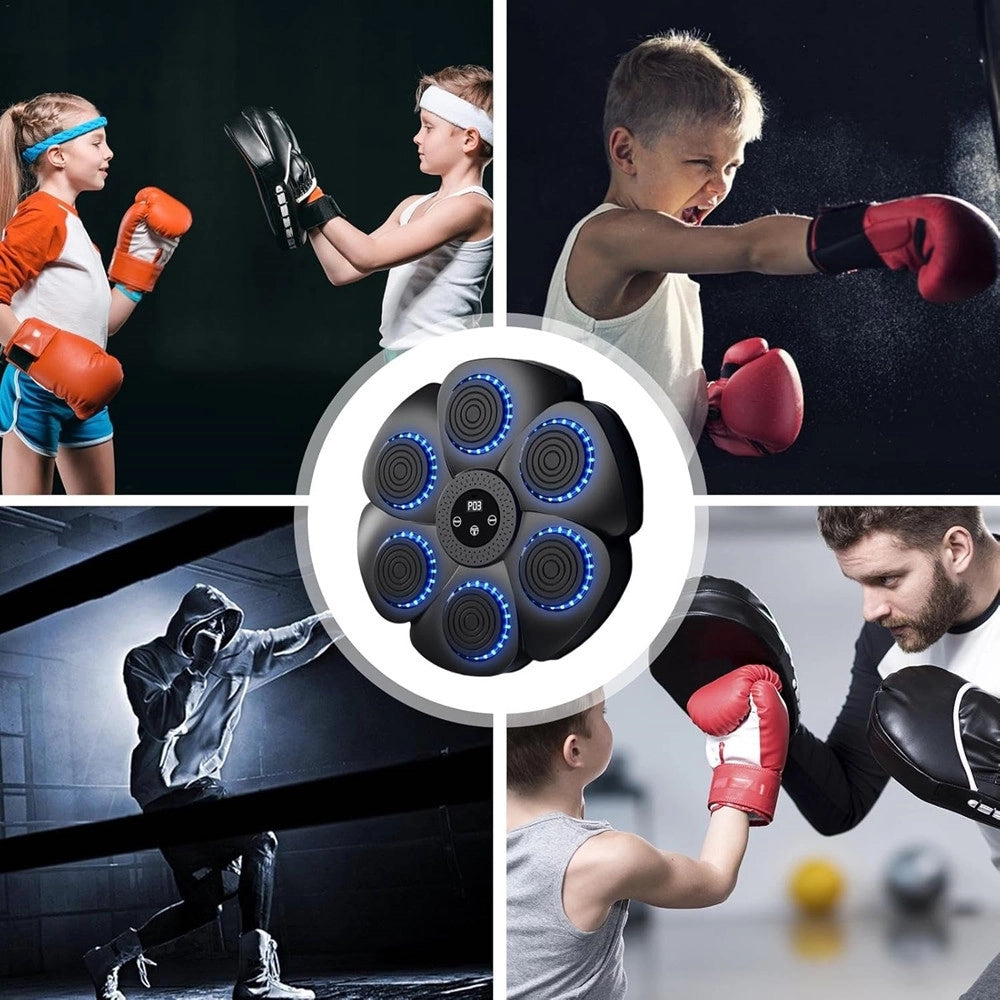 Trade Shop - Macchina Musicale Per Boxe Attrezzatura Da Palestra Wireless Salvaspazio Per Fitness -
