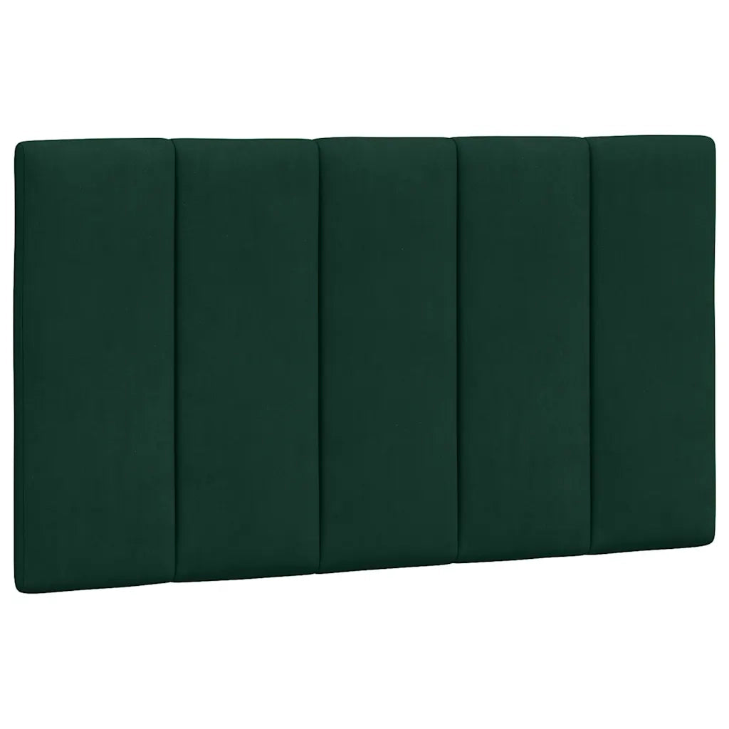 Cuscino Testiera Hanko Verde Scuro 80 cm in Velluto CFW8860248