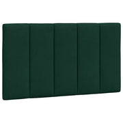 Cuscino Testiera Hanko Verde Scuro 80 cm in Velluto CFW8860248