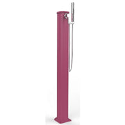 Doccia Tradizionale Jolly Go In Alluminio Con Doccetta Mobile Colore Fuxia Cv-Jg145/4003