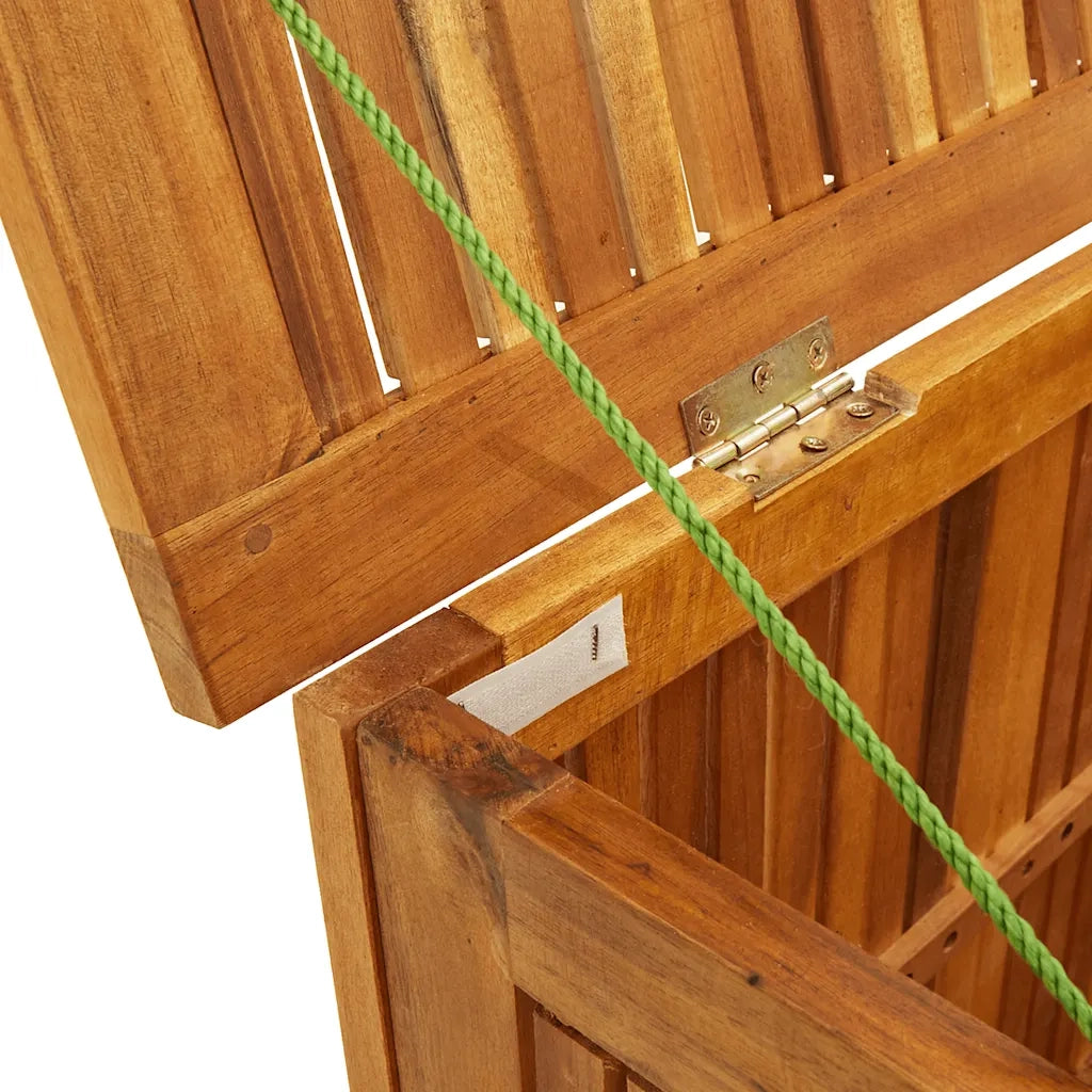 Contenitore da Giardino 113x50x58cm in Legno Massello di Acacia