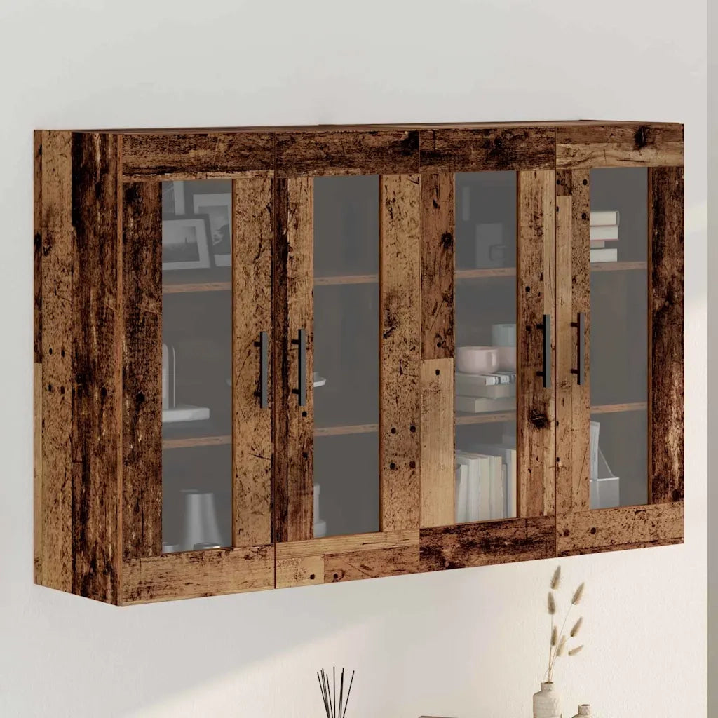 Armadi da Muro 2 pz Legno vecchio 69,5 x 34 x 90 cm CFW2021970