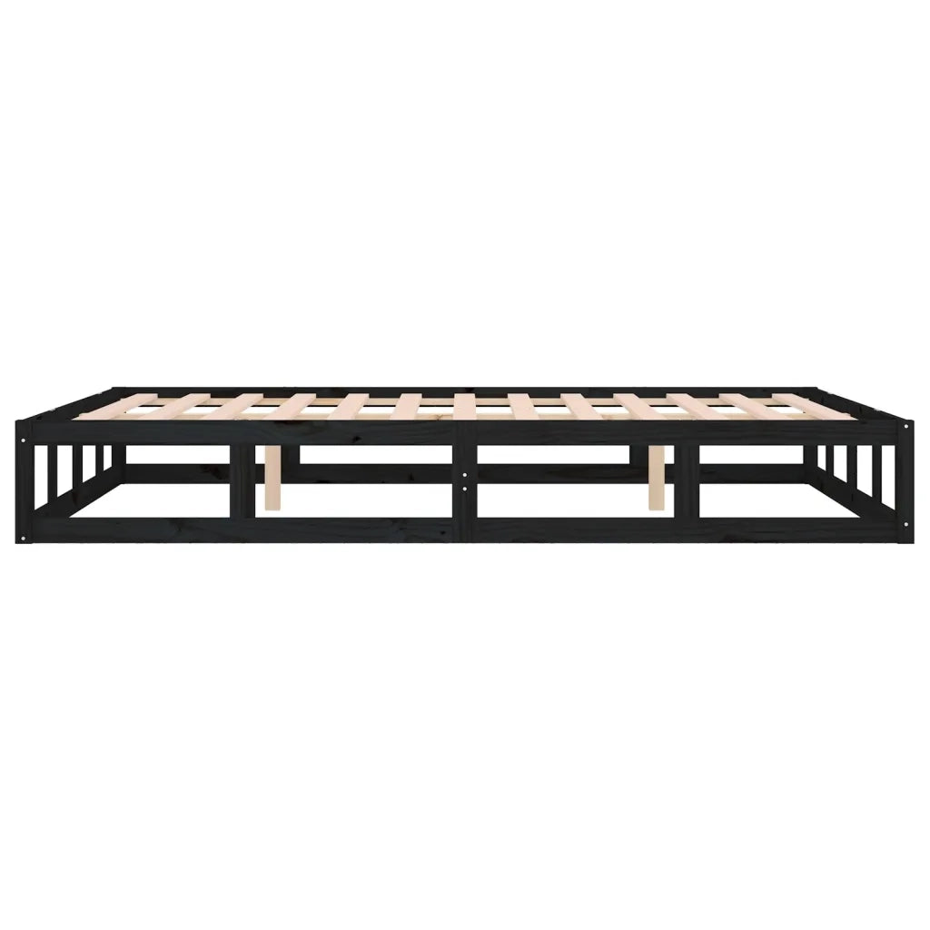 Giroletto Nero 120x200 cm in Legno Massello