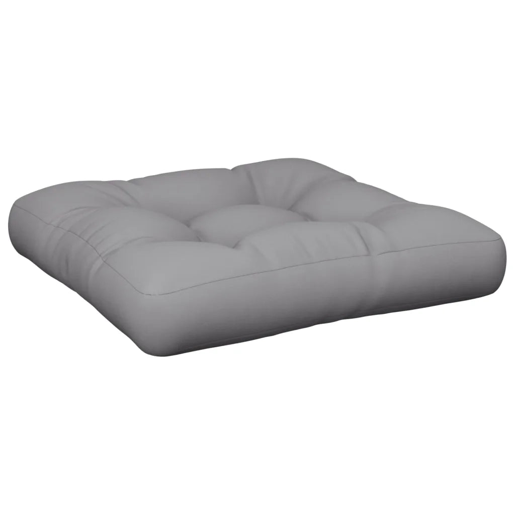 Cuscino per pallet | Cuscini per sedie Grigio 50x50x12 cm in Tessuto