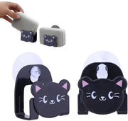 Organizzatore per Sapone e Detersivo con Supporto Antiscivolo - 2 Pezzi - Design Gatto - Per Sapone e Detersivo - Organizzatore per Sapone