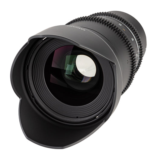 Obiettivo grandangolare per video MF 35mm T1,5 VDSLR MK2 – luminoso T1,5 per Sony E Mount, Follow Focus, full-frame e APS-C, risoluzione 8K