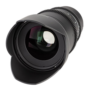 Obiettivo grandangolare per video MF 35mm T1,5 VDSLR MK2 – luminoso T1,5 per Sony E Mount, Follow Focus, full-frame e APS-C, risoluzione 8K