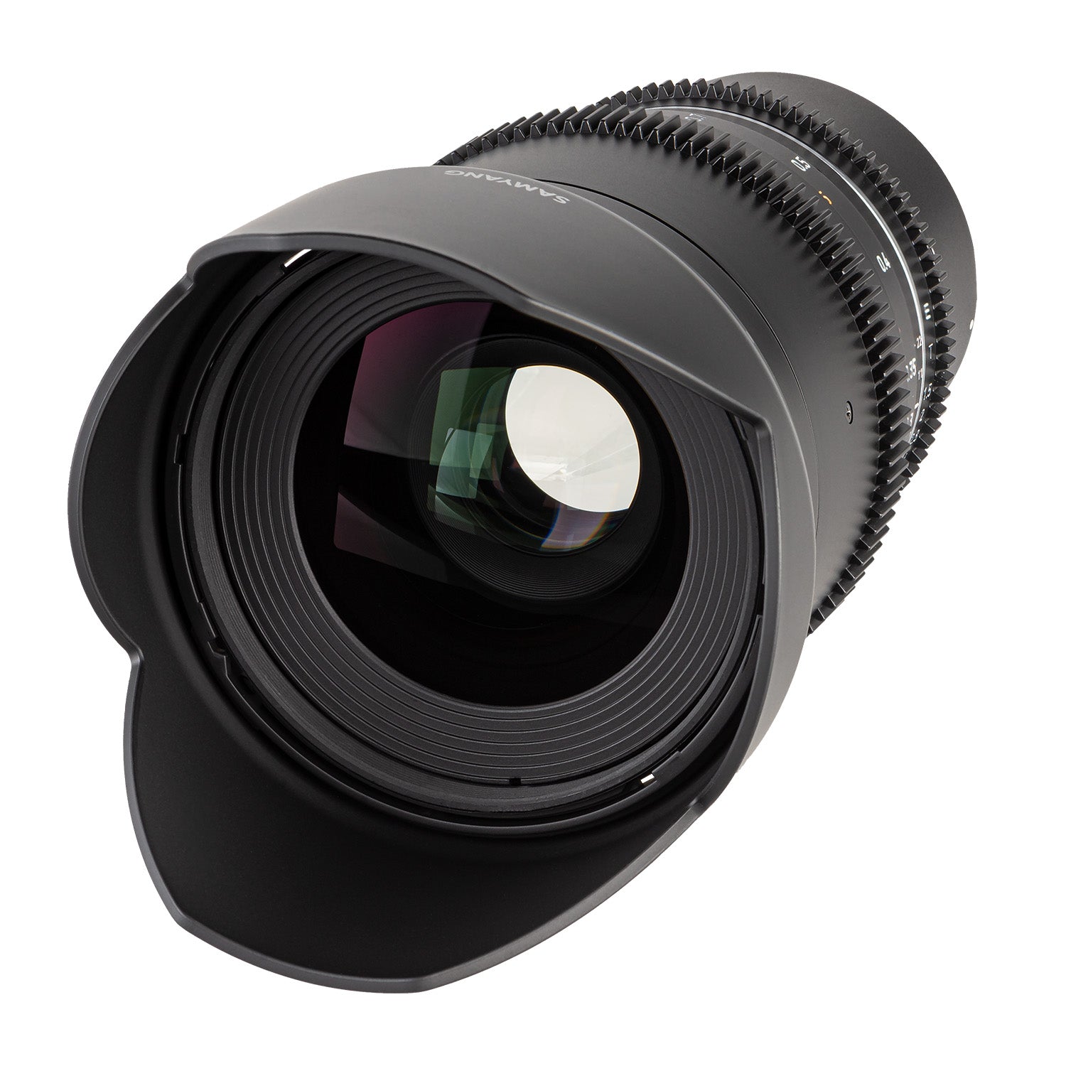 Obiettivo grandangolare per video MF 35mm T1,5 VDSLR MK2 – luminoso T1,5 per Sony E Mount, Follow Focus, full-frame e APS-C, risoluzione 8K