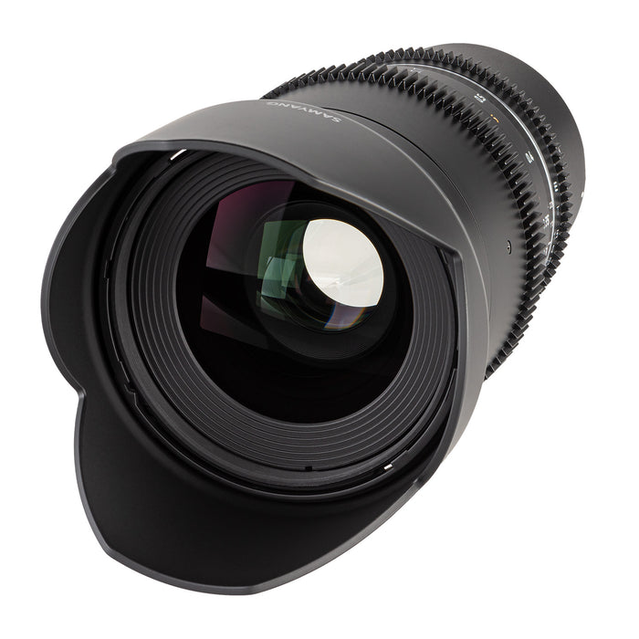 Obiettivo grandangolare per video MF 35mm T1,5 VDSLR MK2 – luminoso T1,5 per Sony E Mount, Follow Focus, full-frame e APS-C, risoluzione 8K