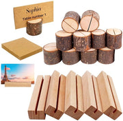 Houder di menu per 15 carte in legno, support per menu, support per foto, stand per carte in legno, support per menu per eventi, support per carte per matrimoni e feste.
