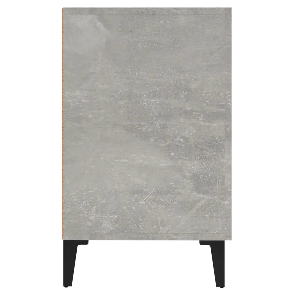 Credenza-Buffet-Armadio da cucina Grigio Cemento 100x36x60 cm in Legno Multistrato 952619
