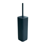 Scopino wc con ciuffo in setole d'appoggio in plastica riciclata 6334 Gedy serie SEVENTY Blu Petrolio