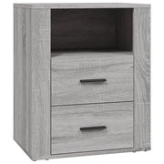 Comodino | Armadio da Notte | Mobiletto da notte Grigio Sonoma 50x36x60 cm in Legno Multistrato