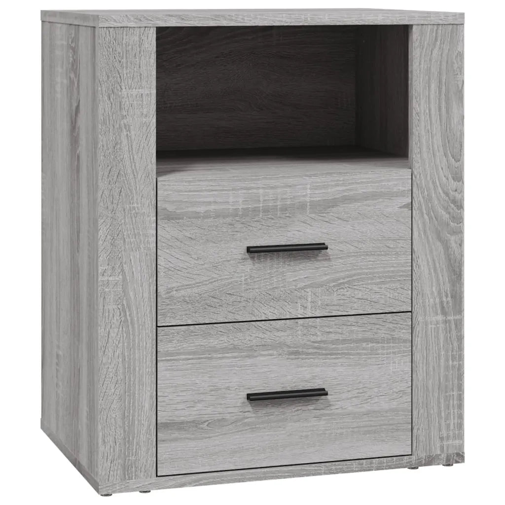 Comodino | Armadio da Notte | Mobiletto da notte Grigio Sonoma 50x36x60 cm in Legno Multistrato