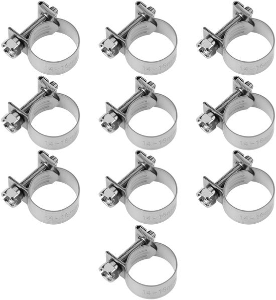 Serrature adattabili 10 pezzi - Flessibile tubo compressore - Acciaio inox 304