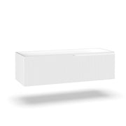 Base portalavabo 1 cestone VENERE bianco opaco_120x45x35