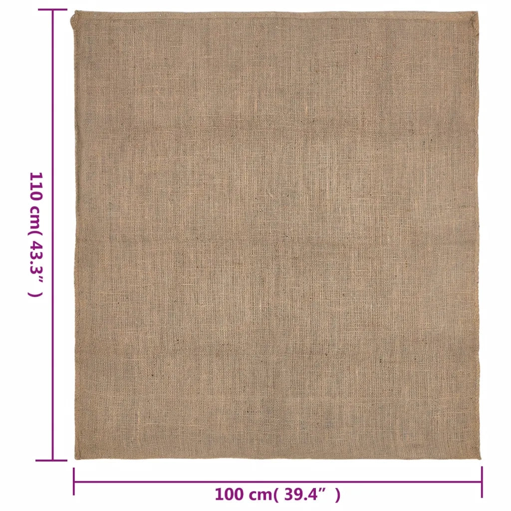 Sacchi di iuta 5 pezzi 100x110 cm 100% iuta 220 gsm CFW7436918