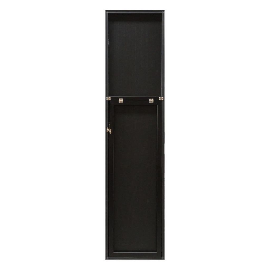 Specchio a figura intera basculante Barletta 150 x 35 cm nero 03_0007970