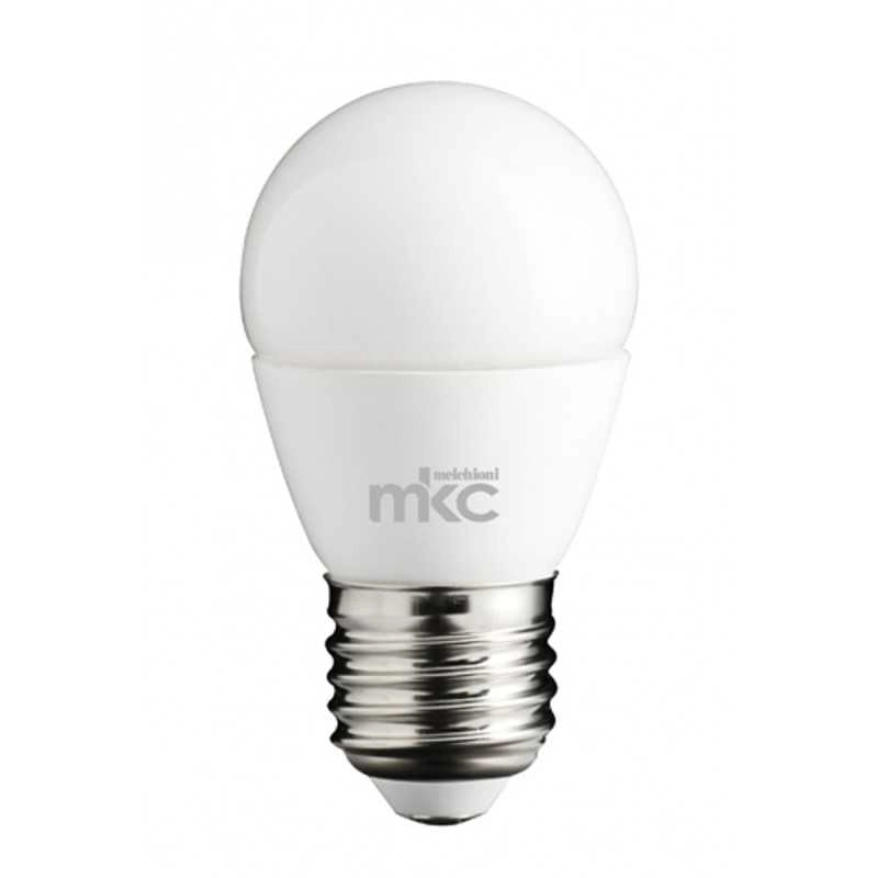 LAMPADINA LED 5,5W E27 220-240VCA 6000K LUCE BIANCA FREDDA BLISTER MINISFERA - Melchioni