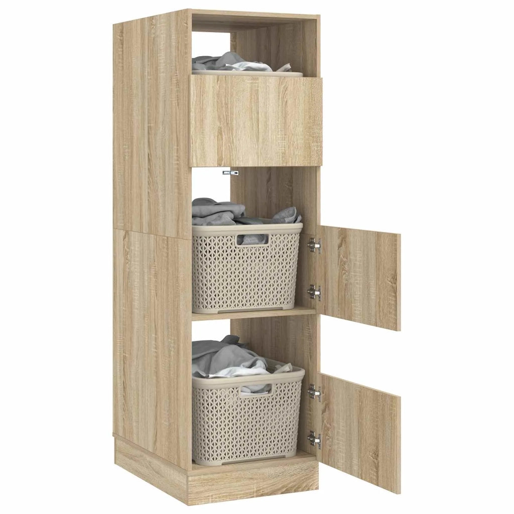 Mobile da lavanderia Sonoma 50 x 68 x 162 cm Legno multistrato 3422794