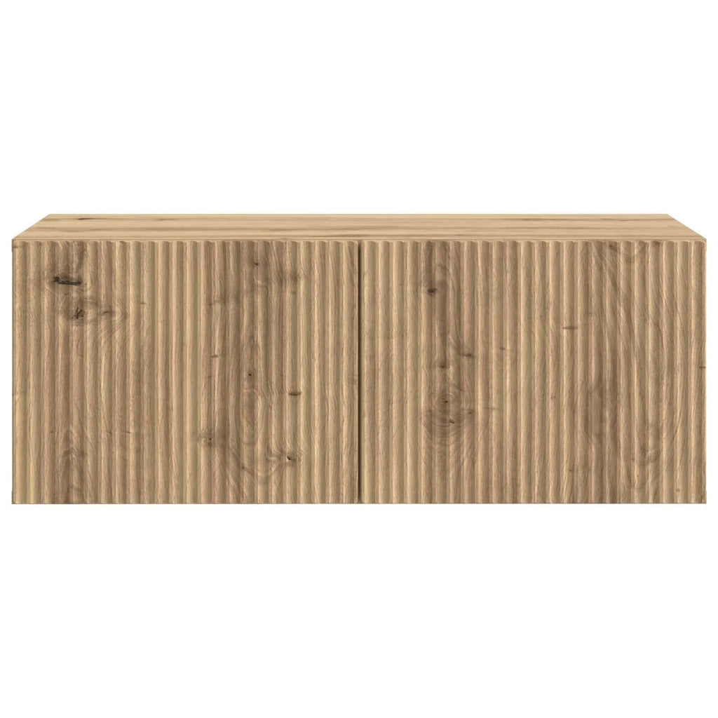 Mobile Porta TV da Muro Rovere Artigianale 78,5 x 41 x 30 cm