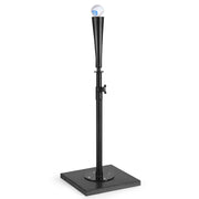 Supporto portatile per battuta con base stabile e gomma superiore, Tee da battuta da baseball per allenamento colpire la palla-Ricreazione outdoor