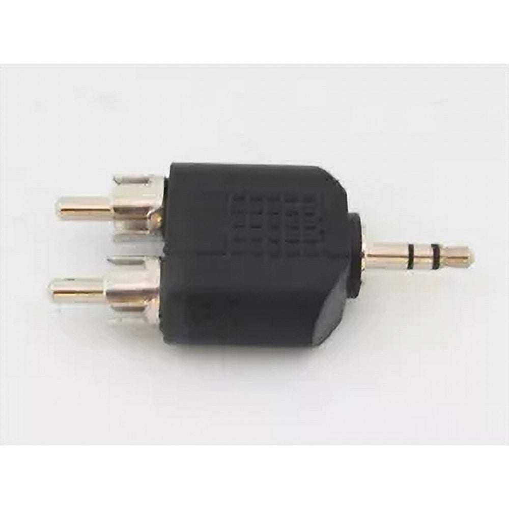 Trade Shop - Connettore Adattatore Audio Splitter 2 Rca Maschio Ad Aux 3,5 Mm Maschio C-049 -