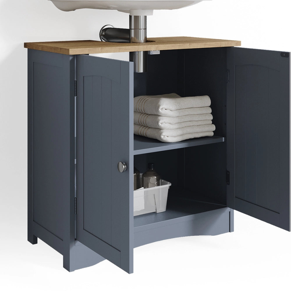 Vicco Mobile sottolavabo per bagno Grigio 60 x 60 cm