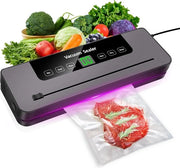 Vacuum Sealer per Alimenti con Taglia Integrata - 10 Sacchi di Veloce Svuotamento.