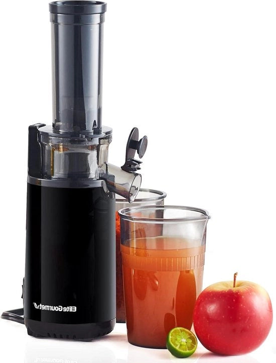 Centrifuga per succo compatta - succo freddo con polvere di succo - ricca di nutrienti e vitamine - facile da pulire - bicchiere da succo da 16 oz - colore antracite