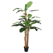 Albero di Banano Artificiale 19 Foglie 180 cm Verde CFW8204897