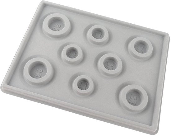 Organizzatore di Perle per Bracciale Professionale - Tavolo per Progettazione di Gioielli - Organizzatore di Perle - Piastra di Supporto - Solchi per Perle - Buchi Ronde per Strumenti - Tavolo di Progettazione per Gioielli