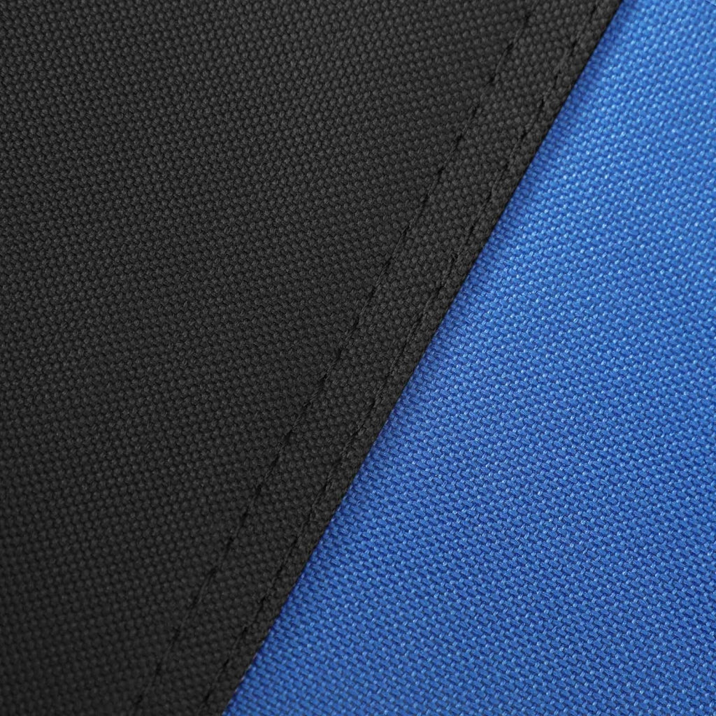 Sedia da campeggio pieghevole seduta comoda con imbottitura in schiuma e portabottiglie carico massimo 250 kg blu 12_0001550