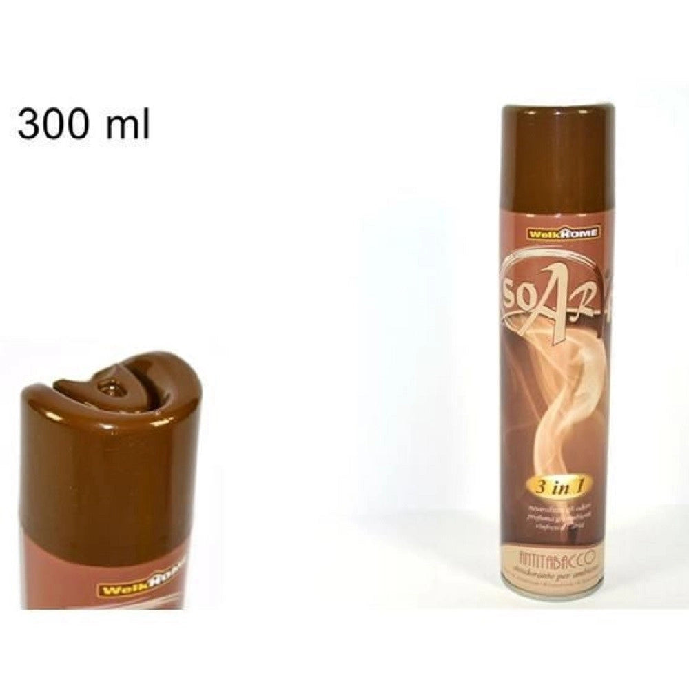 Trade Shop - Deodorante Per Ambiente Spray Profumo Casa Fresco 300 Ml Fragranza Antitabacco -