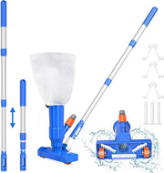 Aspiratore da piscina portatile 40 pollici con asta telescopica regolabile e setola