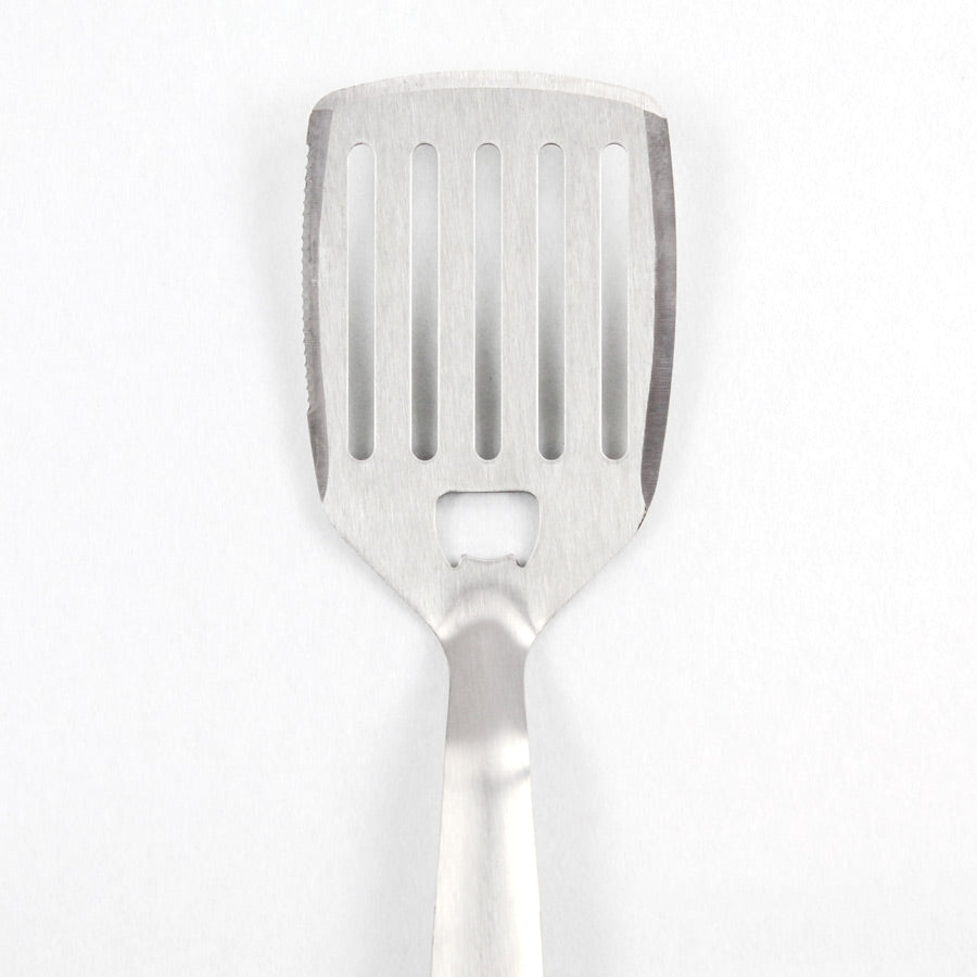 Set 3 Utensili Accessori per  Barbecue in Acciaio Master Cook